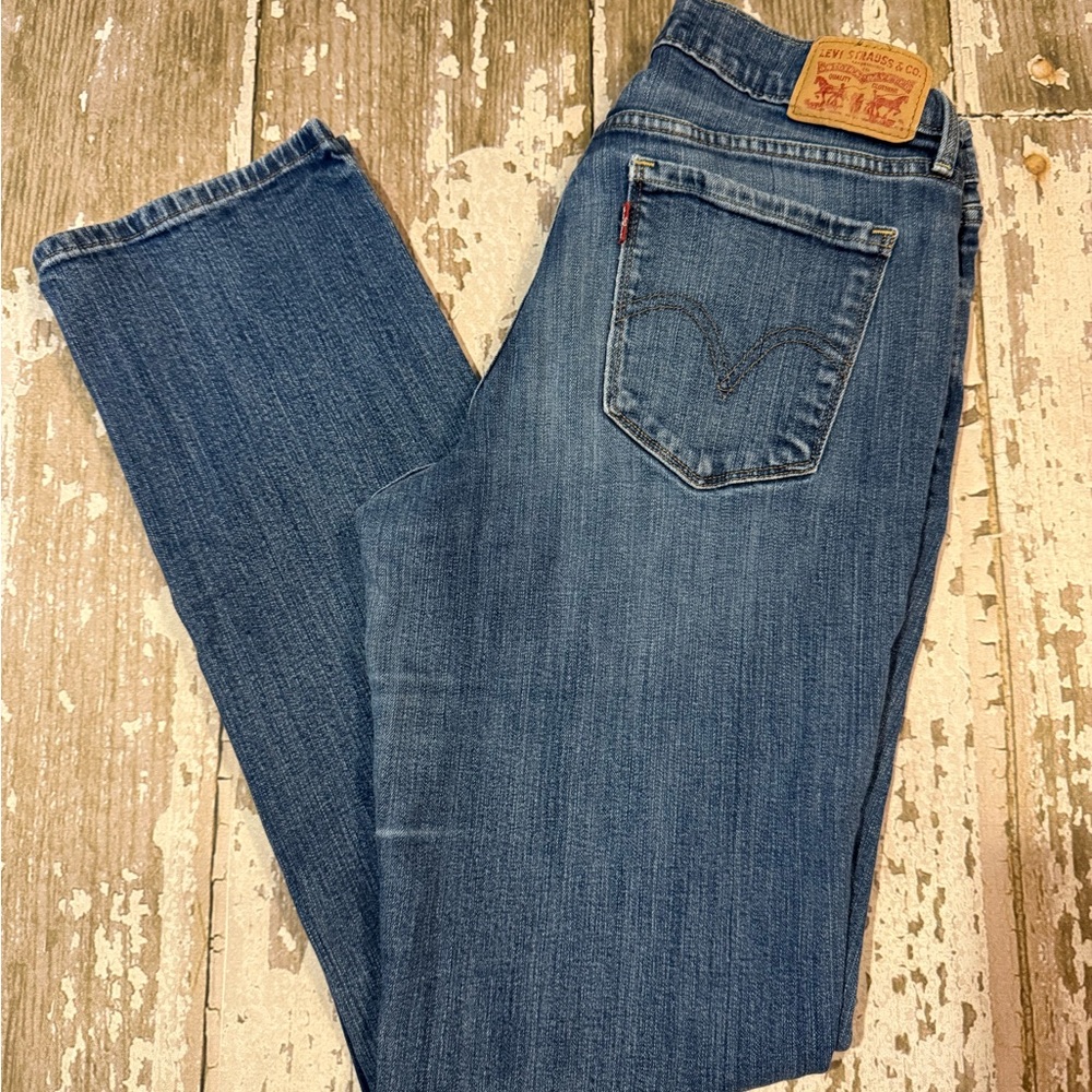 Levi's Blue Straight Leg Jeans Classic Style